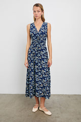LILITH DRESS - NAVY FLORA| Rails on sale