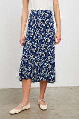 ROSETTA SKIRT - NAVY FLORA| Rails US