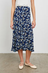 ROSETTA SKIRT - NAVY FLORA| Rails US