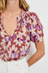 KAMILA TOP - AMARANTH| Rails for sale