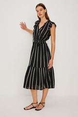 GARDEN DRESS - ASH LENO STRIPE| Rails near me