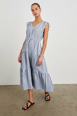 SUZETTE DRESS - ADMIRAL STRIPE| Rails discount