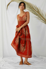 FAWN DRESS - TERRACOTTA| Rails on sale