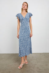 KENZ DRESS - BLUE MIXED CHEETAH| Rails for sale
