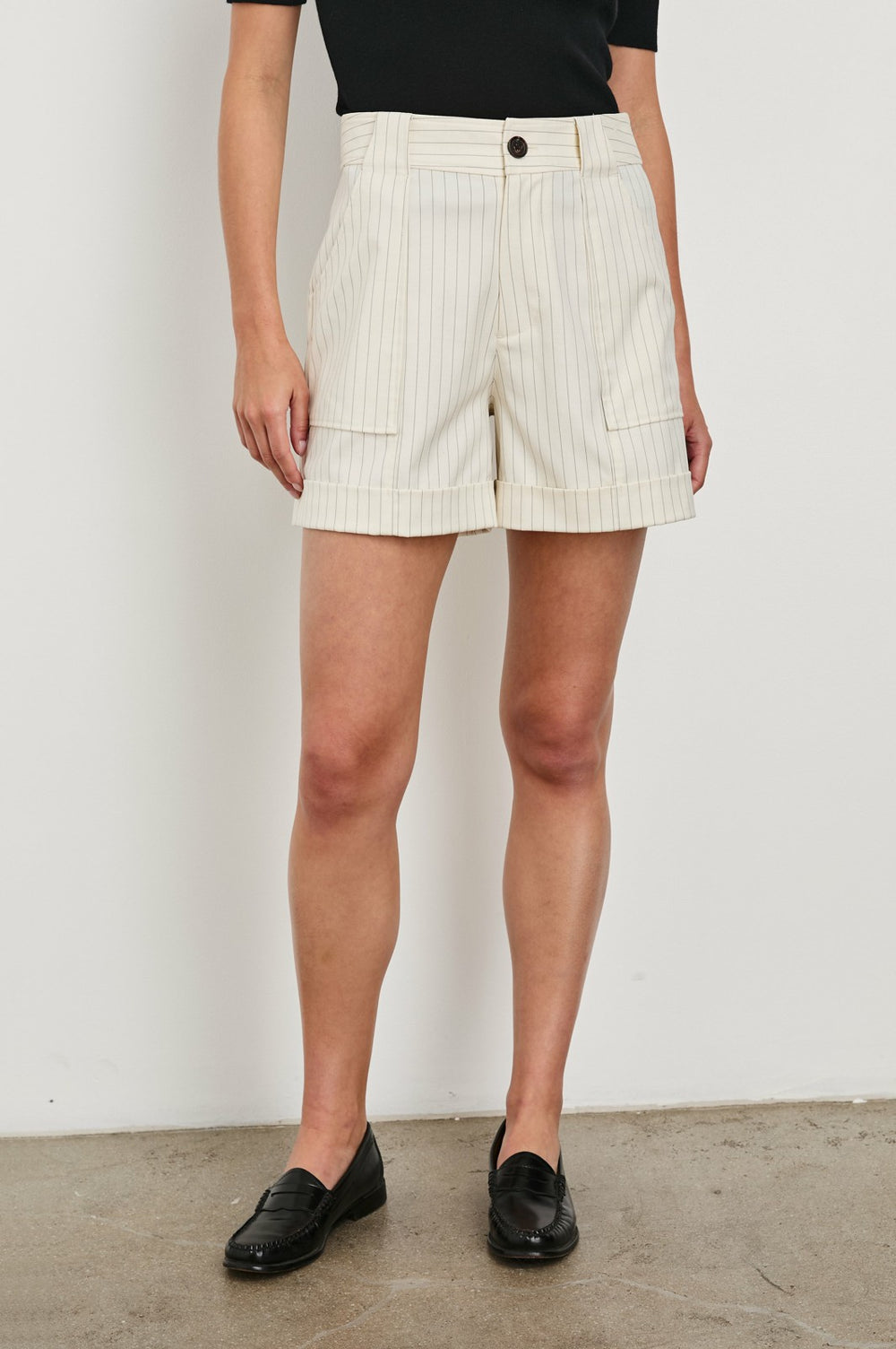 MARYAM SHORT - BIRCH PINSTRIPE| Rails near me