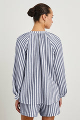 BRIELLE TOP - ADMIRAL STRIPE| Rails online