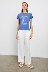 FITTED CREW T-SHIRT - RAILS RIVIERA| Rails online