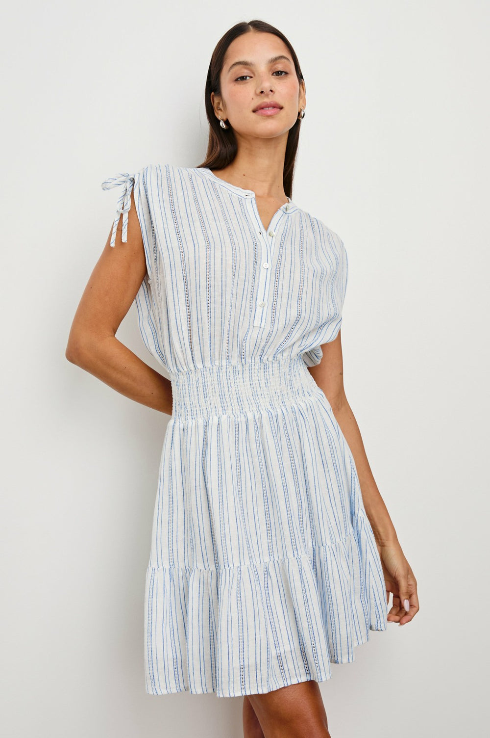 SAMINA DRESS - SONOMA STRIPE| Rails online