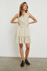 CINDY DRESS - IVORY ZANZIBAR| Rails discount