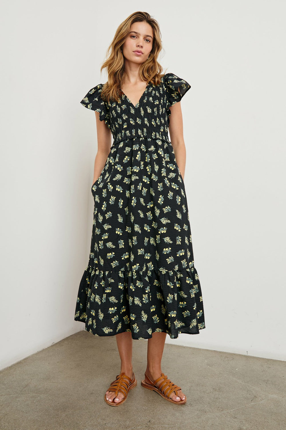 CLEMENTINE DRESS - DARK AMARYLLIS| Rails discount