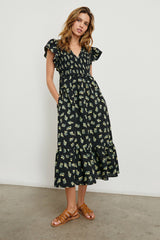 CLEMENTINE DRESS - DARK AMARYLLIS| Rails discount