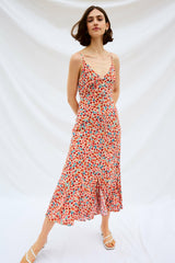 FLORIAN DRESS - RED POSY| Rails near me