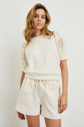 KIMBERLY SWEATSHIRT - OAT| Rails sale