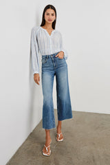 FRANCES TOP - SONOMA STRIPE| Rails sale