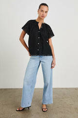 CERISE SHIRT - BLACK| Rails on sale
