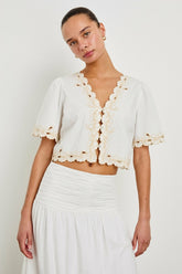 CATALUNA TOP - WHITE| Rails on sale