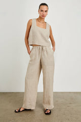 EMMIE PANT - HEATHERED FLAX| Rails on sale