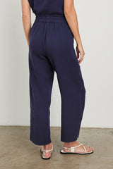 LEON CROP PANT - ADMIRAL BLUE| Rails discount