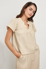 SAYER SHIRT - FLAX| Rails for sale