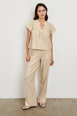 SAYER SHIRT - FLAX| Rails for sale