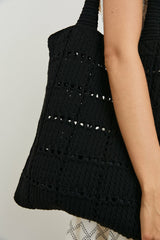 CROCHET TOTE - BLACK| Rails near me
