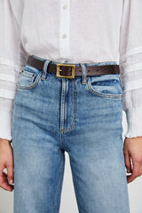 REMI BELT - BROWN GOLD| Rails online