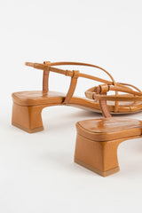 INTENTIONALLY BLANK ANCA HEEL - TOFFEE| Rails discount