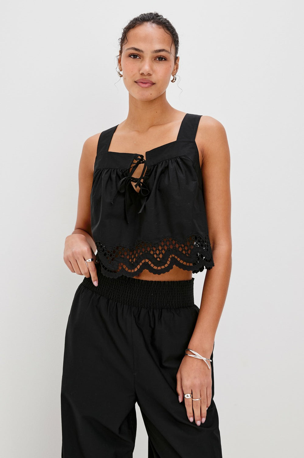 BLYTHE TOP - BLACK| Rails sale