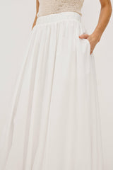CALA SKIRT - WHITE| Rails discount