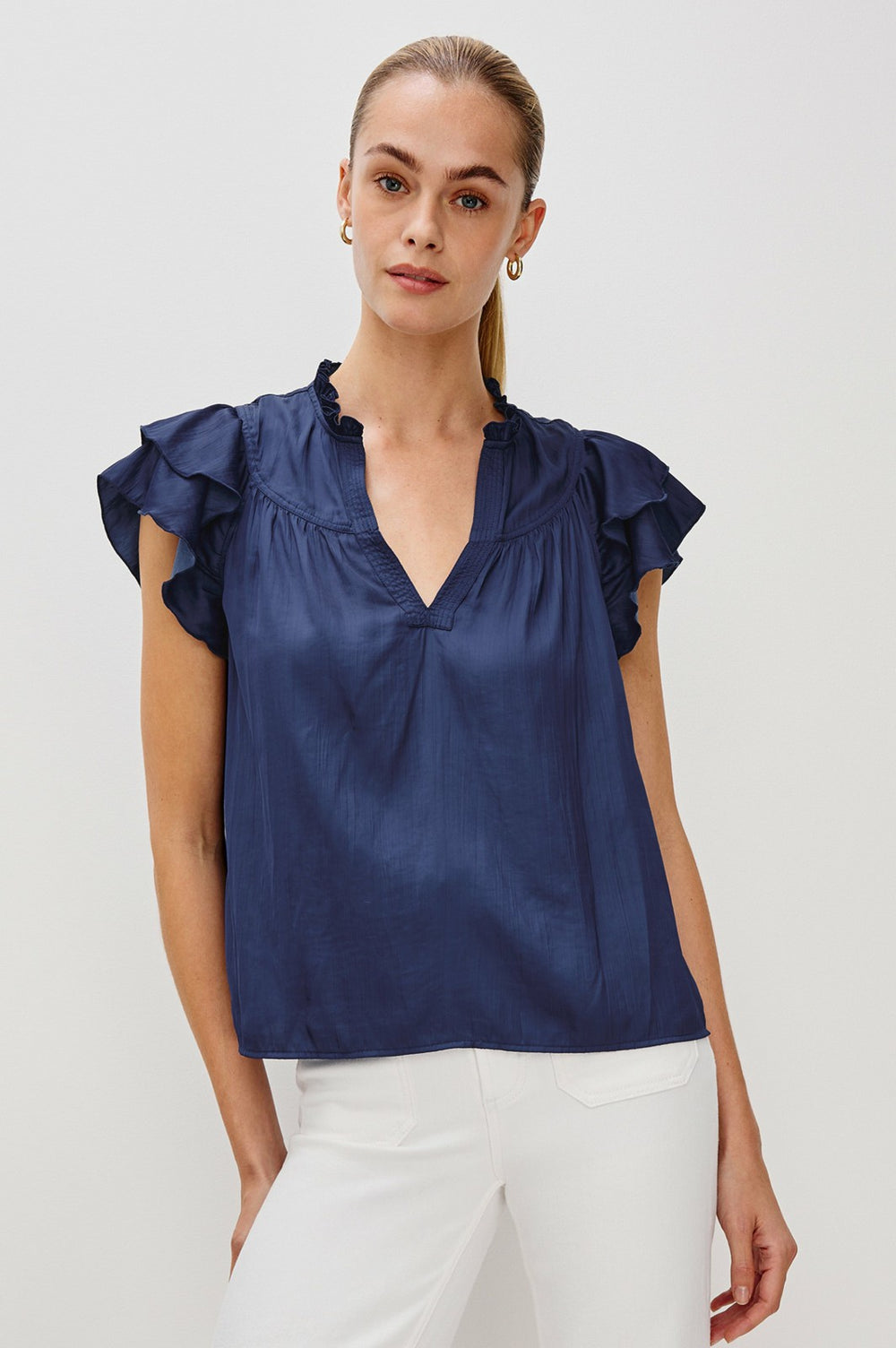 CALISTA TOP - ADMIRAL BLUE| Rails outlet