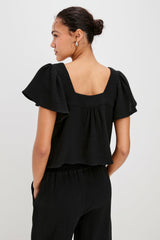 CASIE TOP - BLACK| Rails discount