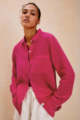 ELLIS SHIRT - RASPBERRY| Rails online
