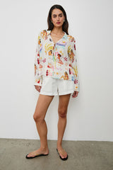 ELM SHIRT - IVORY BATHING LADIES| Rails near me