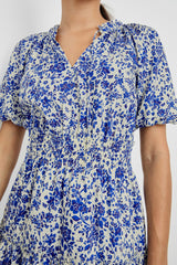 FIORELLA DRESS - BLUE MARGUERITE| Rails US