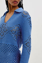 LOUIZA TOP - FRENCH BLUE| Rails outlet