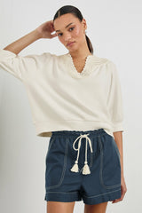 MARIPOSA TOP - IVORY| Rails discount