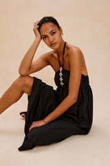PALAZZO DRESS - BLACK| Rails discount