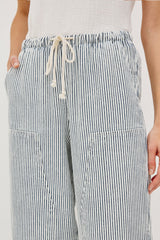 SANDERSON PANT - INDIGO RAILROAD STRIPE| Rails online