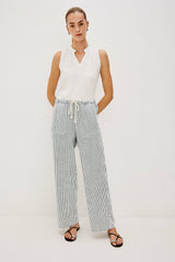 SANDERSON PANT - INDIGO RAILROAD STRIPE| Rails online