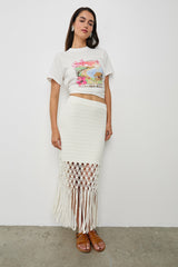SEVILLA SKIRT - WHITE| Rails near me