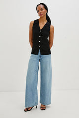 TATIA TOP - BLACK| Rails sale