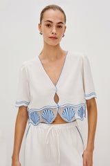 VENICE TOP - WHITE| Rails outlet