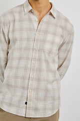 CLYDE SHIRT - SEA OAT WHITE| Rails sale
