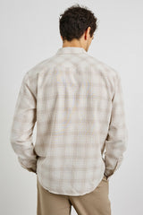 CLYDE SHIRT - SEA OAT WHITE| Rails sale