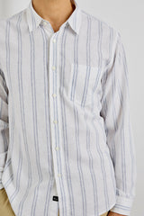 CLYDE SHIRT - WHITE AZURE| Rails online