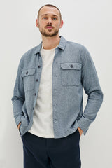 HAYES SHIRT JACKET - BLUE MIRAGE| Rails online