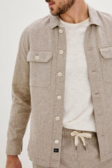 HAYES SHIRT JACKET - BULGUR OAT| Rails near me