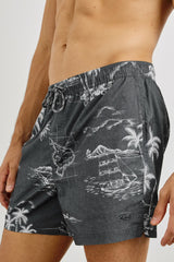 LA BREA SWIM SHORT - PARADISE WASHED BLACK| Rails near me