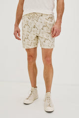 LOGAN SHORT - KHAKI WHITE SUNFLOWER| Rails discount