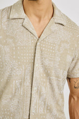 MAVERICK SHIRT - BANDANA CRAFT PAPER| Rails on sale